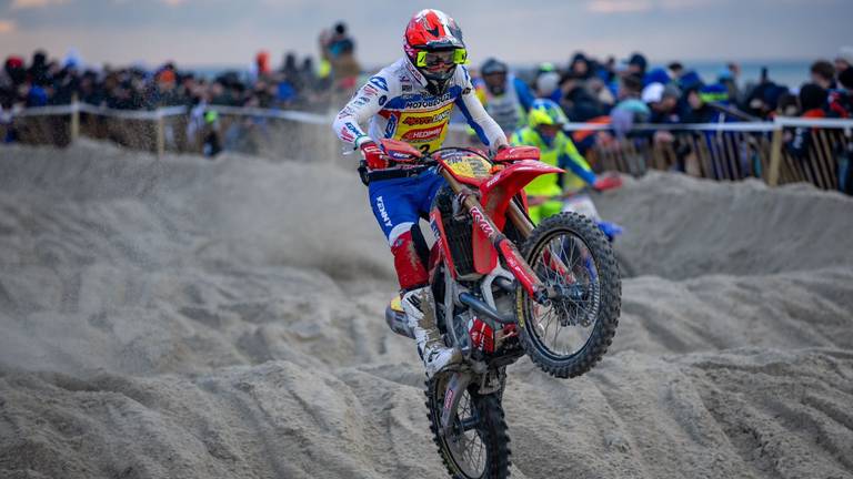 Lars van Berkel werd derde in de vijftigste editie van Le Touquet (foto: MX July).