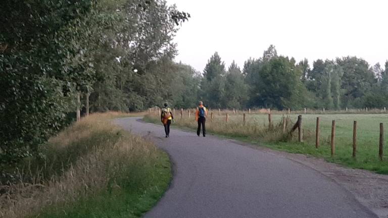 Marieke zette vanwege dit jaar zelf haar wandeltocht uit (foto: Marieke Janssen)