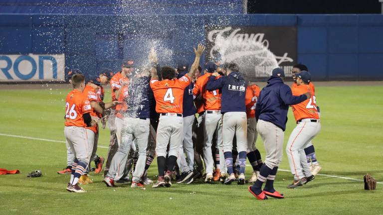 Vreugde bij de Twins na het bereiken van de play-offs (foto: Twins).