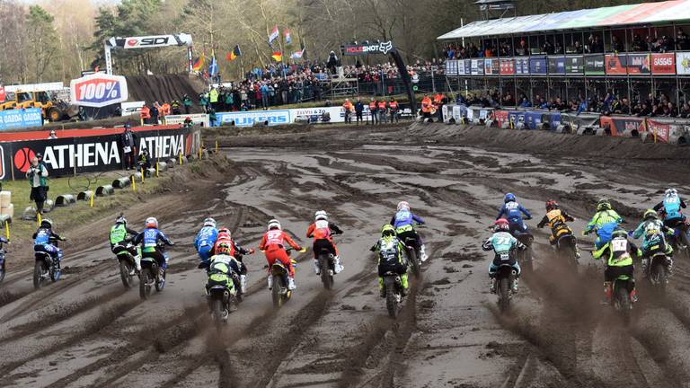 Motorcross op het Eurocircuit in Valkenwaard