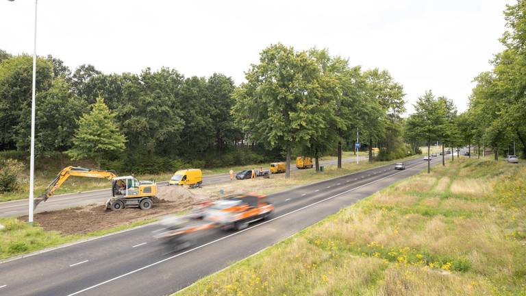 Werkzaamheden aan de Kennedylaan in Eindhoven eerder klaar (foto: Ruben Hamberg).