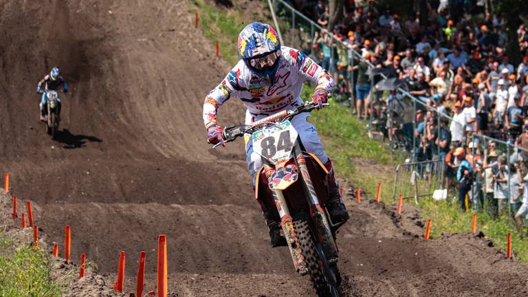 Herlings in actie tijdens de GP in Oss (foto: Corrado Francke).