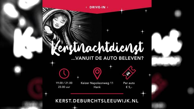 Ondanks lockdown toch drive-in-kerkdiensten in Hank.