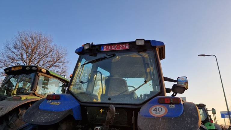 Belgische boeren ondersteunen Nederlandse collega's. (Foto: Noel van Hooft)