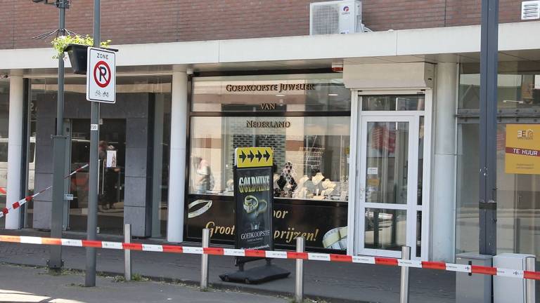 Overval op een juwelier in Roosendaal 