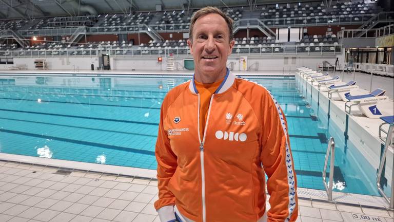 Peter Bishop, de hoofdcoach van Nederland. (Foto: Leon Voskamp)