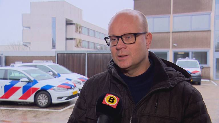 Maarten Brink, woordvoerder gezamenlijke politievakbonden (foto: Omroep Brabant).