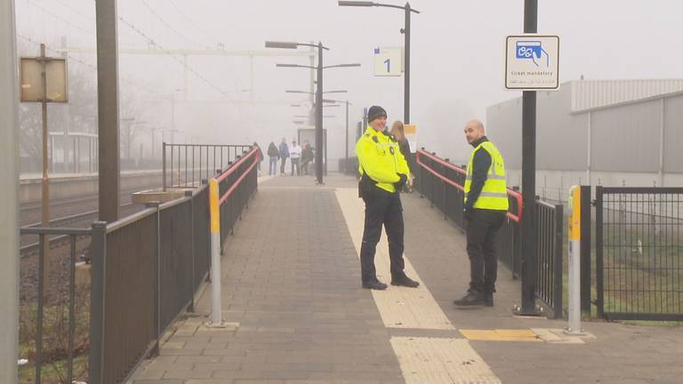 Bewaking op NS station Maarheeze