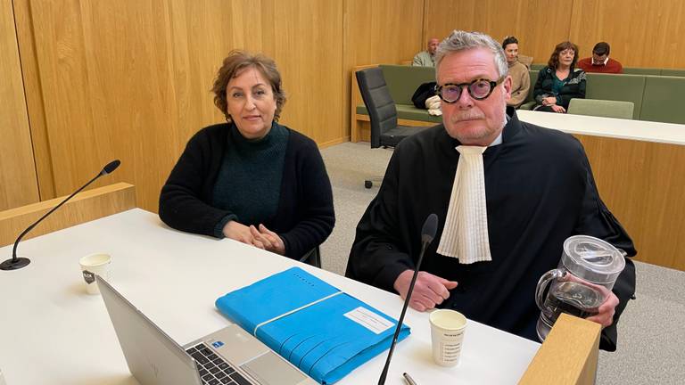 Karin Bruers in de rechtbank in Breda.