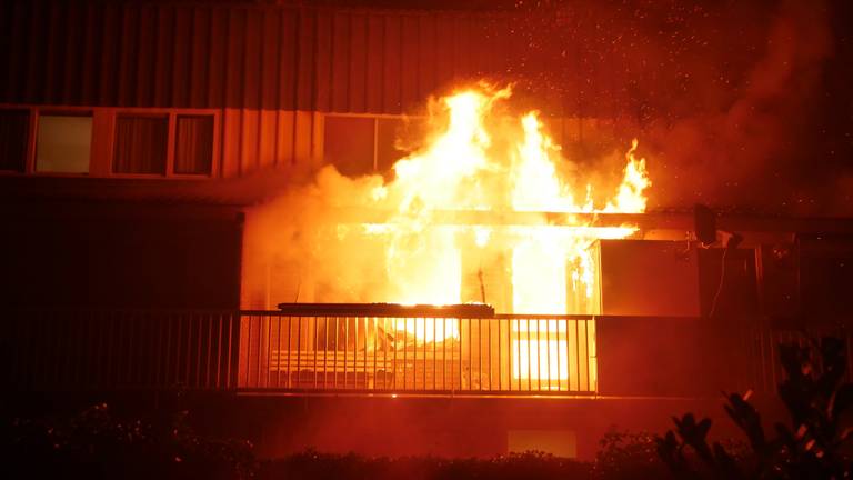 Brandend huis (Foto: ANP)