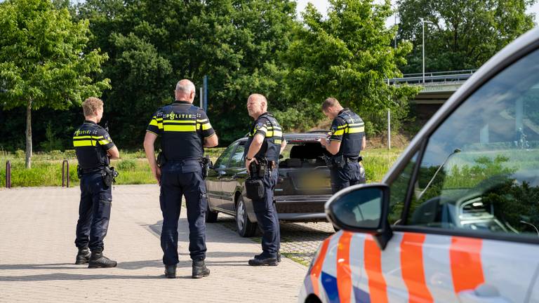 De Doorloop in Drunen waar de gewonde man werd gevonden. (Foto: Iwan van Dun / SQ Vision)