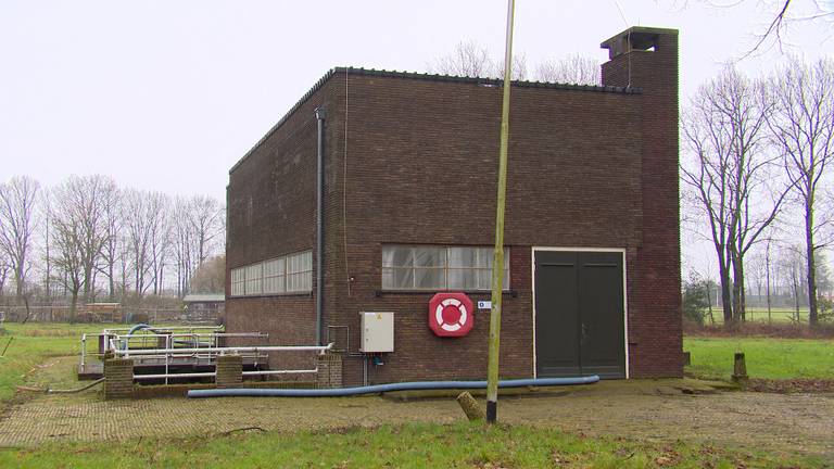 La estación de bombeo (foto: Omroep Brabant).