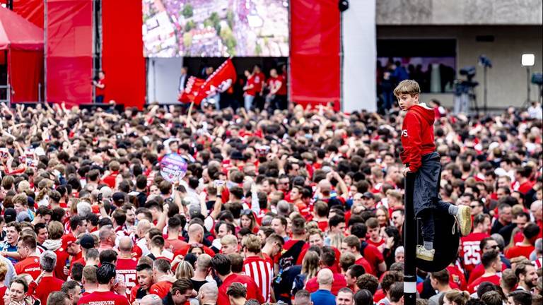 Een sfeerbeeld van de titelfeest in 2024 (foto: Marcel van Dorst/Eye4Images).