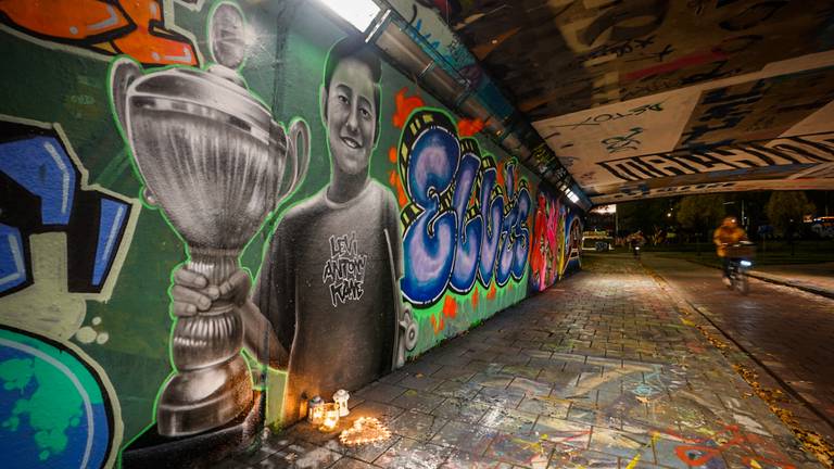 Graffitikunstwerk voor verongelukte Anthony, Elvis en Levi: 'Sprakeloos' 