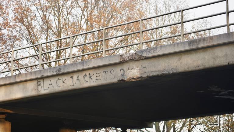 De schade aan het viaduct boven de A27 is aanzienlijk (foto: Jeroen Stuve/SQ Vision).