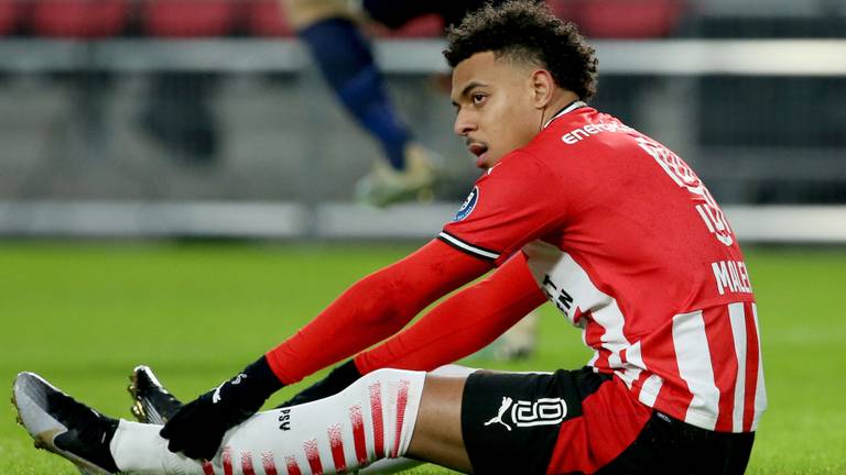 Donyell Malen speelde een ongelukkige wedstrijd (foto: OrangePictures). 