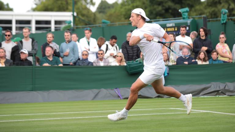 Tim van Rijthoven op Wimbledon (Foto: OrangePictures)