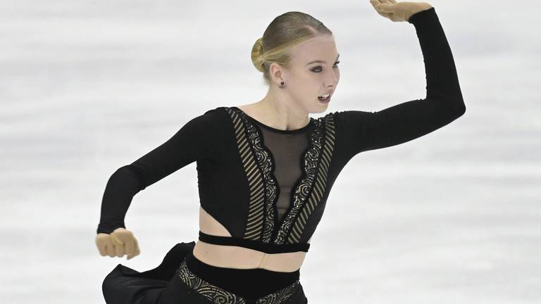 Lindsay van Zundert onlangs bij de Finland Trophy