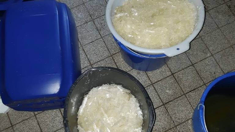 Emmers met crystal meth (foto: politie).