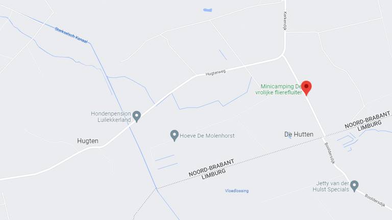 Het gebied waar de bestuurder vermoedelijk rondreed met het jongetje (foto: Google Maps).