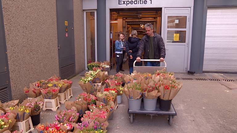 Bloemen voor het Catharina ziekenhuis