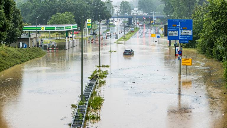 De A79 ter hoogte van Heerlen (foto: ANP).