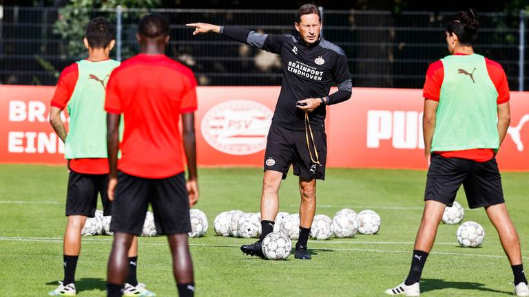 PSV-trainer Roger Schmidt (foto: ANP). 