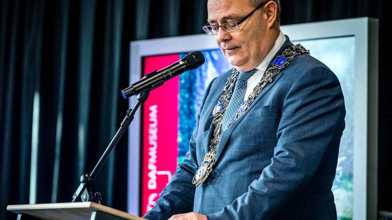 Marcel Oosterveer in 2019, als locoburgemeester van Eindhoven (foto: Rob Engelaar/ANP).