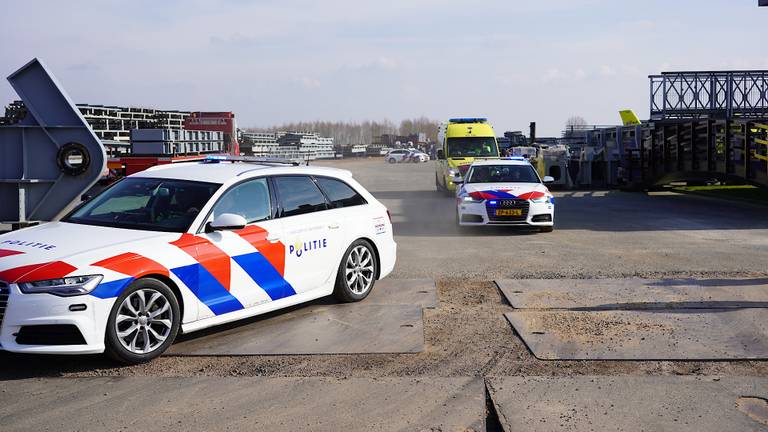 Bedrijfsongeval bij Janson Bridging (foto: Jeroen Stuve/ SQ Vision).