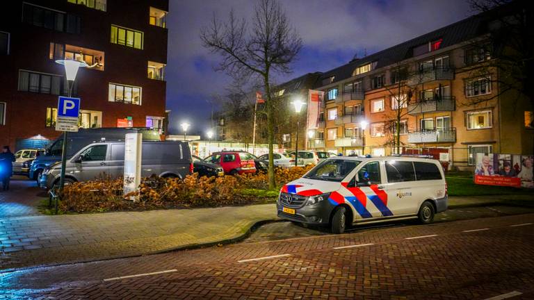 De politie was met veel wagens en mensen paraat (foto: SQ Vision).