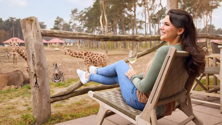 Uitzicht op de savanne vanuit een van de lodges (foto: Libéma)