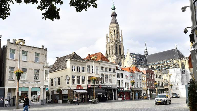 Het ging mis op de markt in Breda (foto: Erald van der Aa)