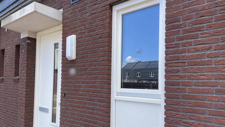 Het beschoten huis (foto: Floortje van Gameren).