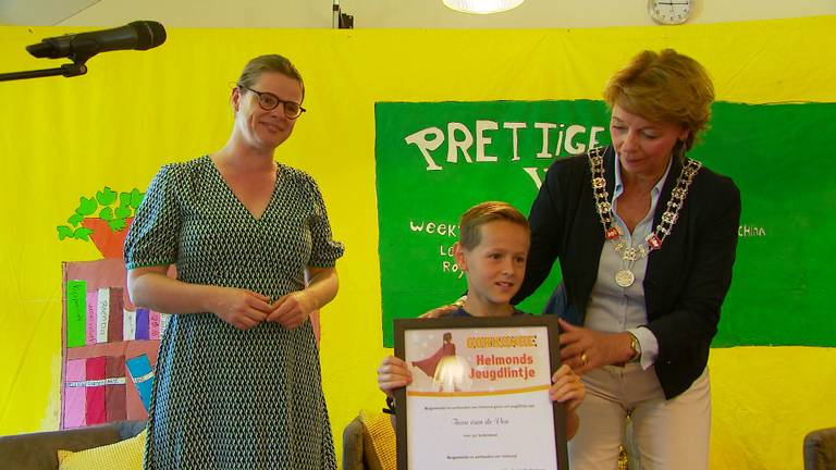 Teun (10) redt klasgenootje en is nu officieel een held