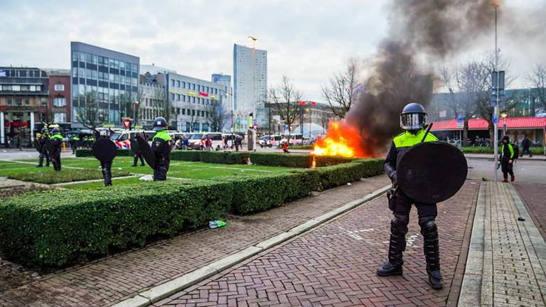 Het strijdtoneel in Eindhoven eind januari (foto: SQ Vision).