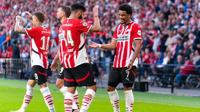 PSV kende geen moeite met Heracles Almelo. (Foto: Joris Verwijst/Orange Pictures)