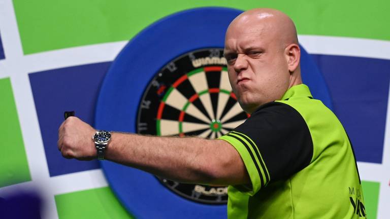 Michael van Gerwen (foto: EPA/ Tibor Illyes via ANP).