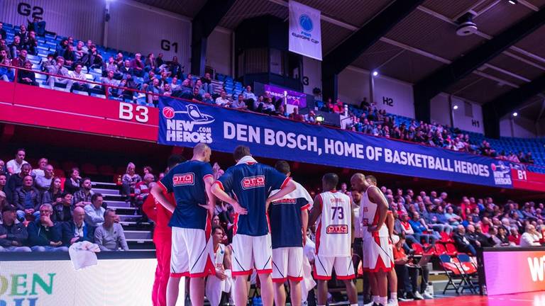 Heroes Den Bosch bij hun vorige Europa Cup-wedstrijd.