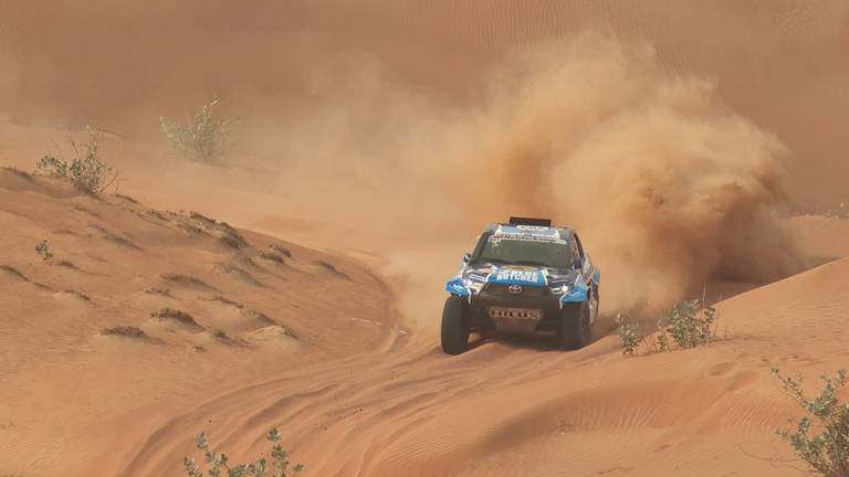 Erik van Loon tijdens de Dakar Rally.