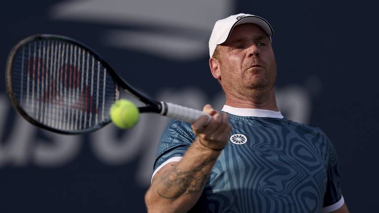 Maikel Scheffers vorig jaar tijdens de US Open. (Foto: Dustin Satloff/USTA via AP)