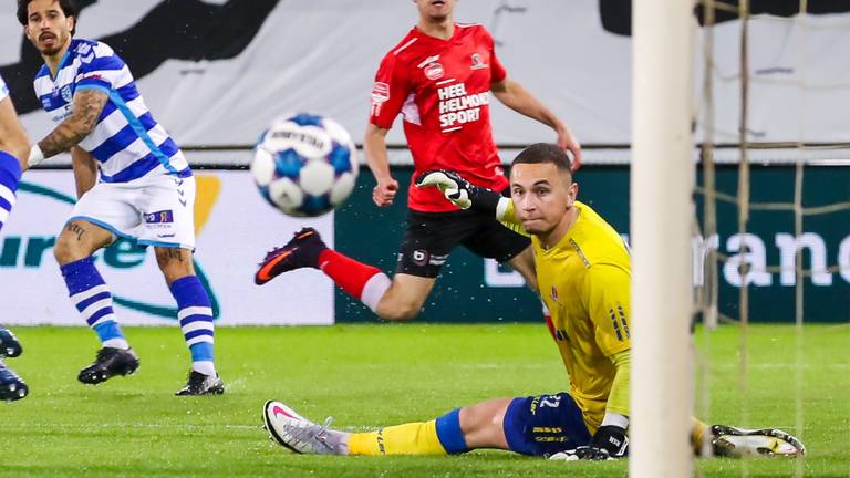 Keeper Rowen Koot was 1 dag de held van Helmond Sport en een beetje van Go Ahead Eagles