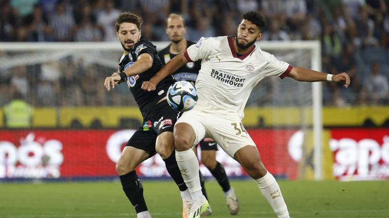 Ismael Saibari had een basisplaats in Graz (Foto: ANP)