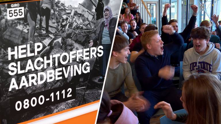 Dienstenveiling scholieren voor Giro 555 levert bijzonder bedrag op 