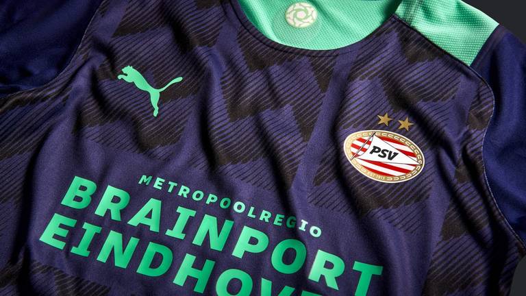 Het nieuwe uitshirt van PSV (foto: PSV).