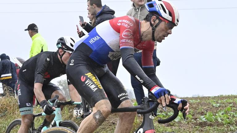 Timo Roosen afgelopen zondag in Parijs-Roubaix