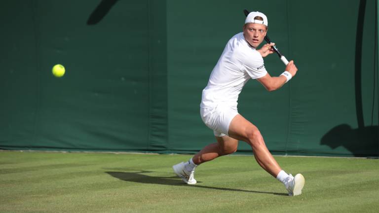 Tim van Rijthoven op Wimbledon (Foto: OrangePictures)