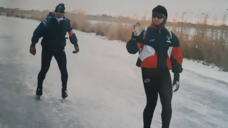 Arnold Stam werd 5e in de laatste Elfstedentocht in 1997