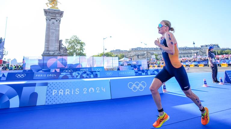 Maya Kingma tijdens de Olympische Spelen in Parijs (foto: Rene Nijhuis/Orange Pictures).