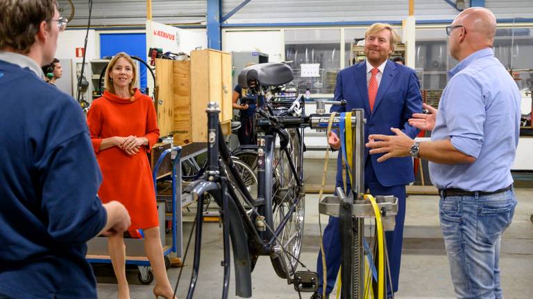 De koning was op werkbezoek in Tilburg en Hilvarenbeek (foto: RVD).