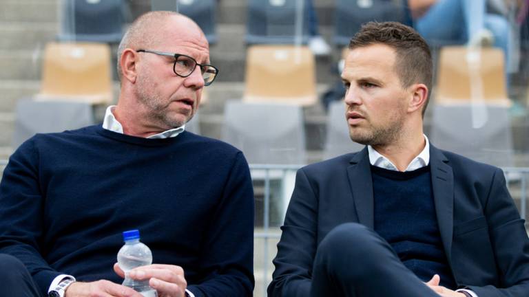 RKC-trainer Fred Grim en algemeen directeur Frank van Mosselveld. (Foto: Hollandse Hoogte)